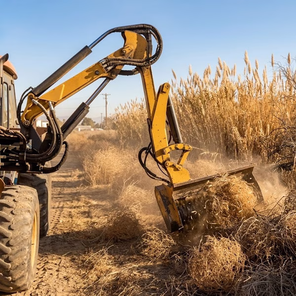Brush clearing in Ventura County, Malibu, west Los Angeles County